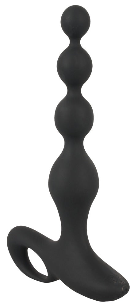 Stimulateur Beads Velvet 16.5 x 3.5 cm Noir