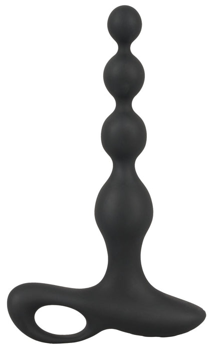 Stimulateur Beads Velvet 16.5 x 3.5 cm Noir