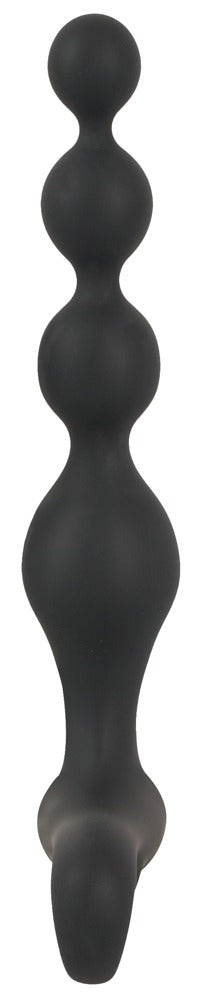 Stimulateur Beads Velvet 16.5 x 3.5 cm Noir