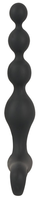 Stimulateur Beads Velvet 16.5 x 3.5 cm Noir