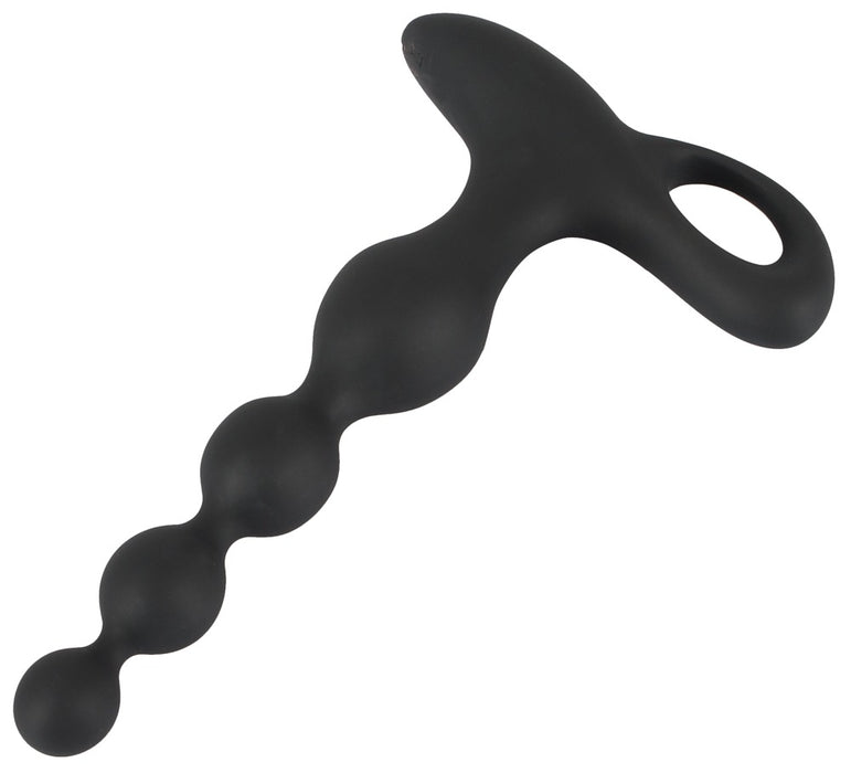 Stimulateur Beads Velvet 16.5 x 3.5 cm Noir