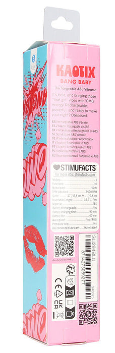 Stimulateur clito Kaotix Bang baby 16 x 2.7cm