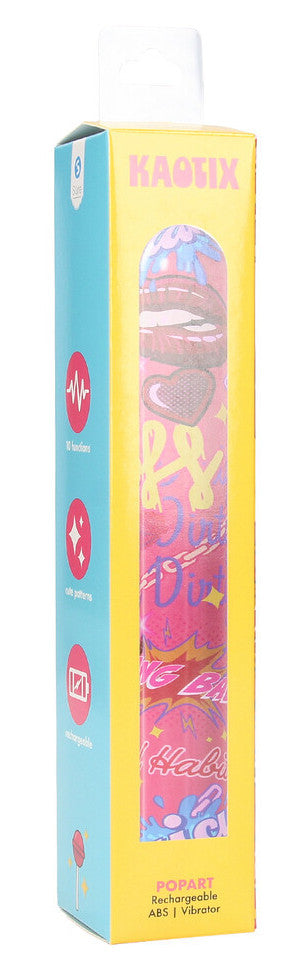 Stimulateur clito Kaotix Popart 16 x 2.7cm
