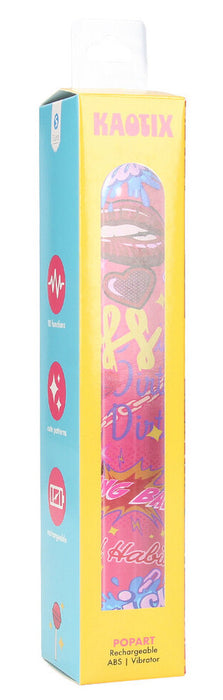 Stimulateur clito Kaotix Popart 16 x 2.7cm