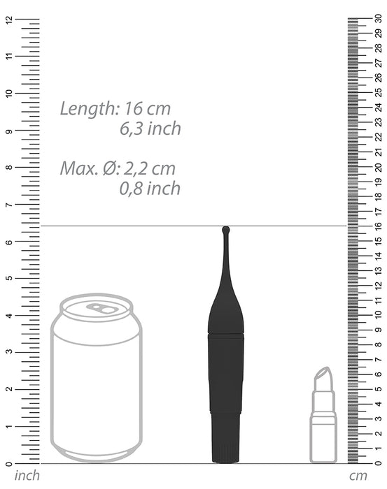 Stimulateur Clitoral Tickler Noir