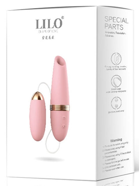 Stimulateur de clitoris à aspiration Lilo Sucker Rose