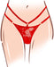 Stimulateur de clitoris avec culotte dentelle Divine Panty Rouge