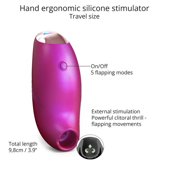 Stimulateur de clitoris Believer Love to Love Framboise