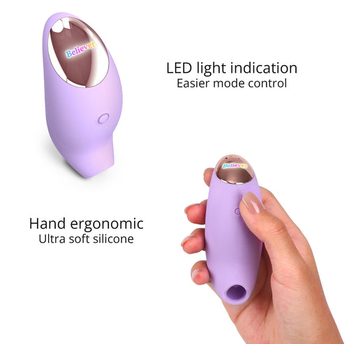 Stimulateur de clitoris Believer Love to Love Mauve