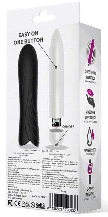 Stimulateur de clitoris Bilie 10 x 2.5cm Noir