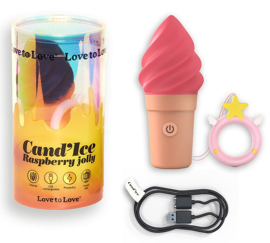 Stimulateur de clitoris Cand'Ice Raspberry Jolly