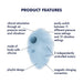Stimulateur de clitoris Cloud Dancer Bleu