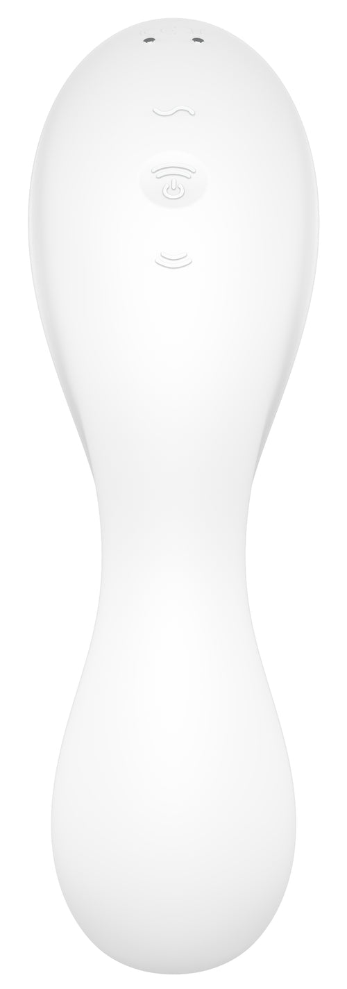 Stimulateur de clitoris connecté Curvy trinity 5 Satisfyer Blanc