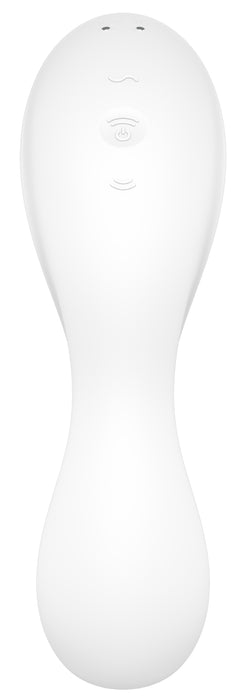 Stimulateur de clitoris connecté Curvy trinity 5 Satisfyer Blanc