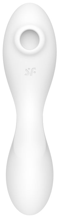 Stimulateur de clitoris connecté Curvy trinity 5 Satisfyer Blanc