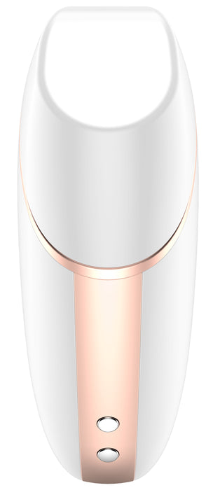 Stimulateur de clitoris connecté Love Triangle Satisfyer Blanc
