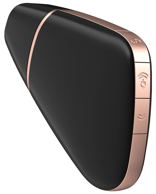 Stimulateur de clitoris connecté Love Triangle Satisfyer Noir