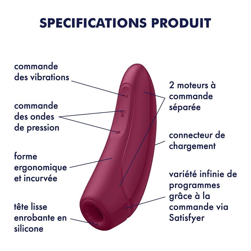 Stimulateur de clitoris CURVY 1 Rose
