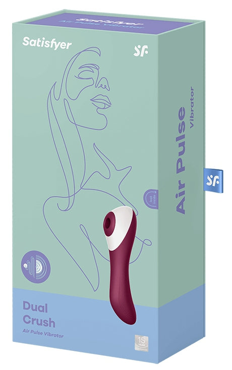 Stimulateur de clitoris DUAL CRUSH Satisfyer 16cm