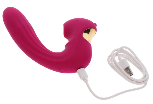 Stimulateur de clitoris et point G Celestial 15cm Violet