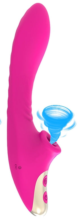 Stimulateur de clitoris et point G DUDU 20cm Rose