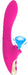 Stimulateur de clitoris et point G DUDU 20cm Rose