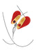 Stimulateur de clitoris HeartBreaker Rouge