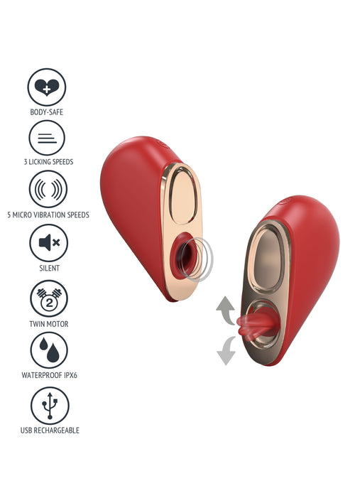 Stimulateur de clitoris HeartBreaker Rouge
