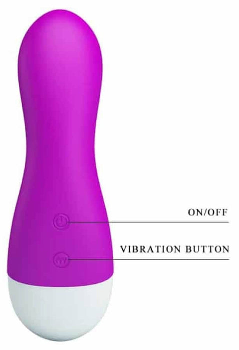 Stimulateur de clitoris Ian Pretty Love 12cm Violet