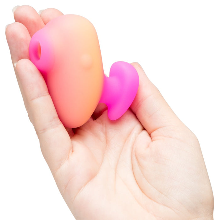 Stimulateur de Clitoris Kiss Orange et Rose