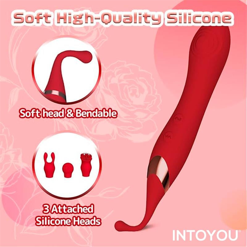 Stimulateur de clitoris Onax Double Pulse Rouge