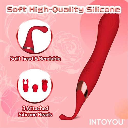 Stimulateur de clitoris Onax Double Pulse Rouge
