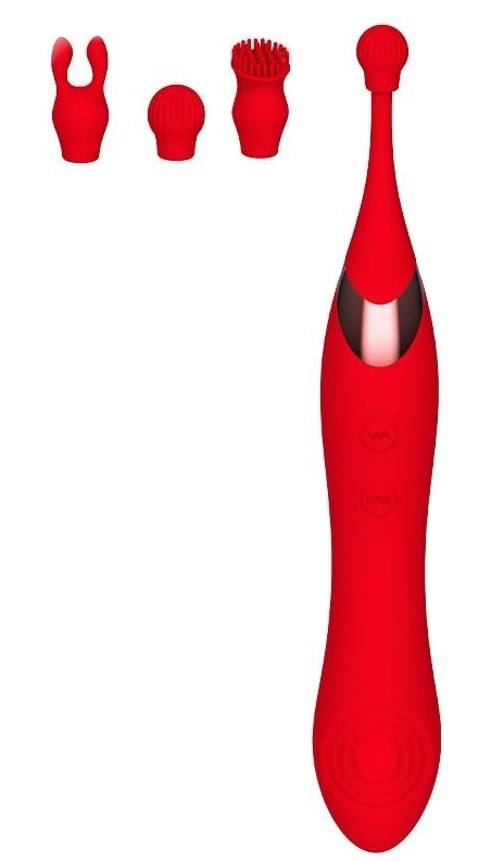 Stimulateur de clitoris Onax Double Pulse Rouge