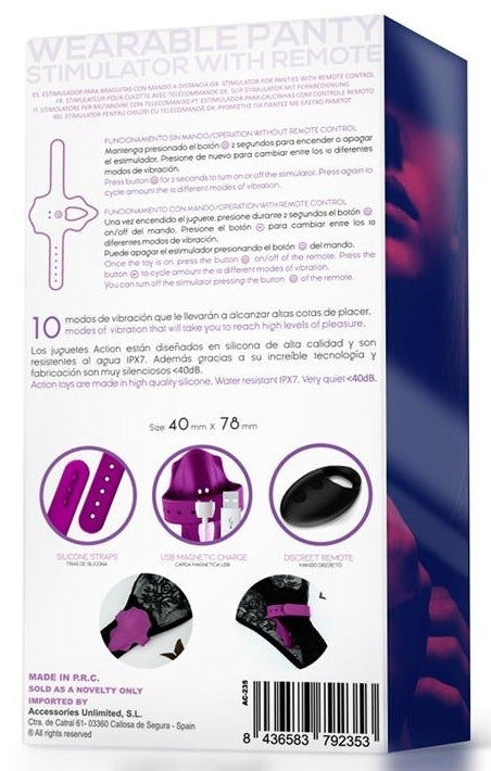 Stimulateur de clitoris Panty Violet