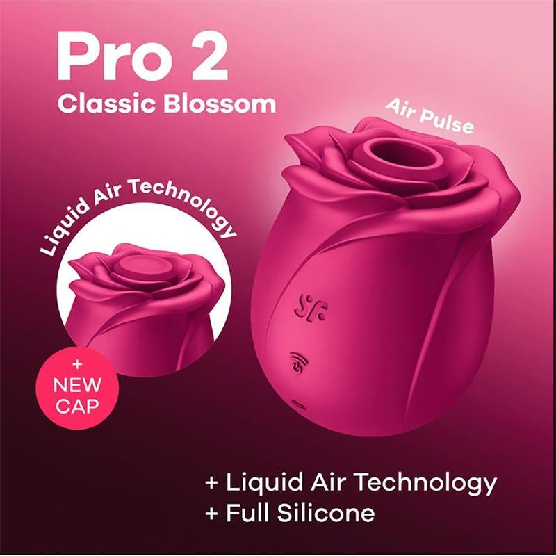 Stimulateur de Clitoris Pro 2 Classic Framboise - Blossom