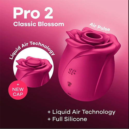 Stimulateur de Clitoris Pro 2 Classic Framboise - Blossom