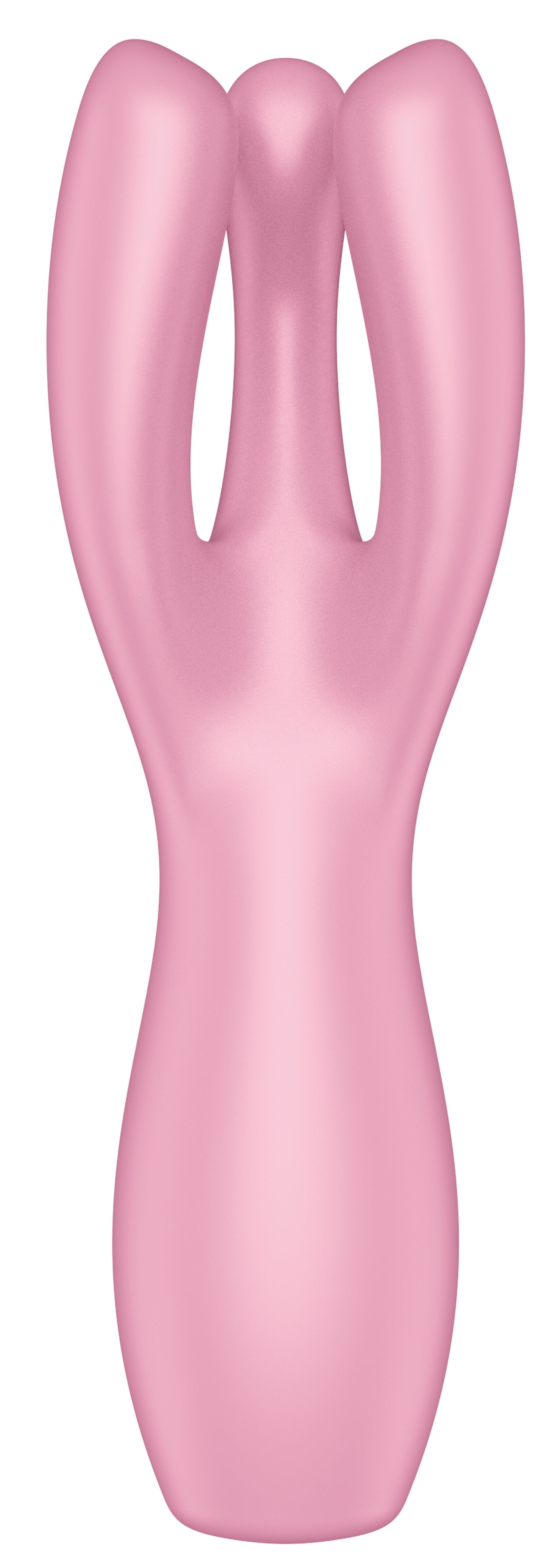 Stimulateur de clitoris Threesome 3 Satisfyer 14cm Rose
