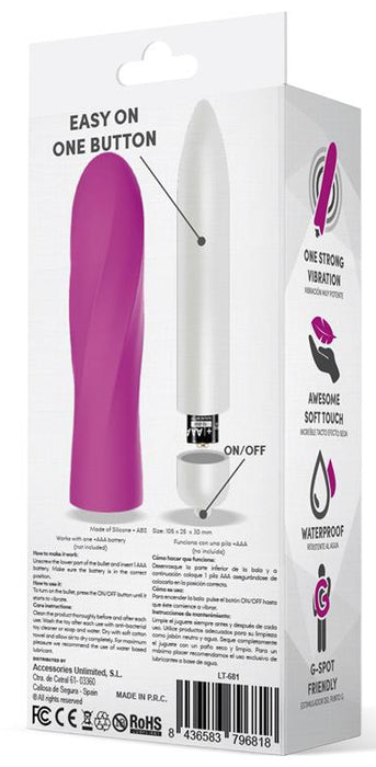 Stimulateur de clitoris Trimy 10 x 2.5cm Rose