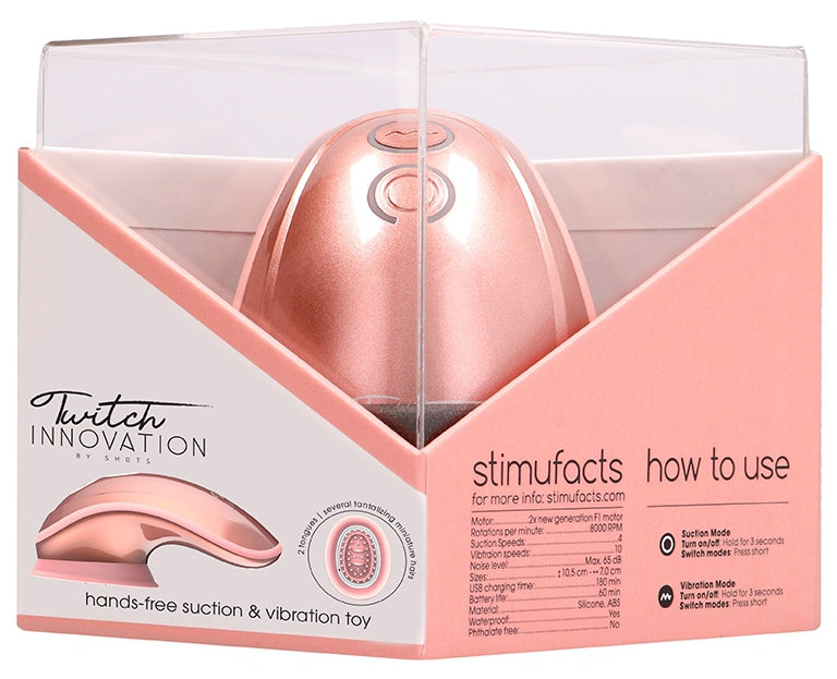 Stimulateur de clitoris TWITCH Rose