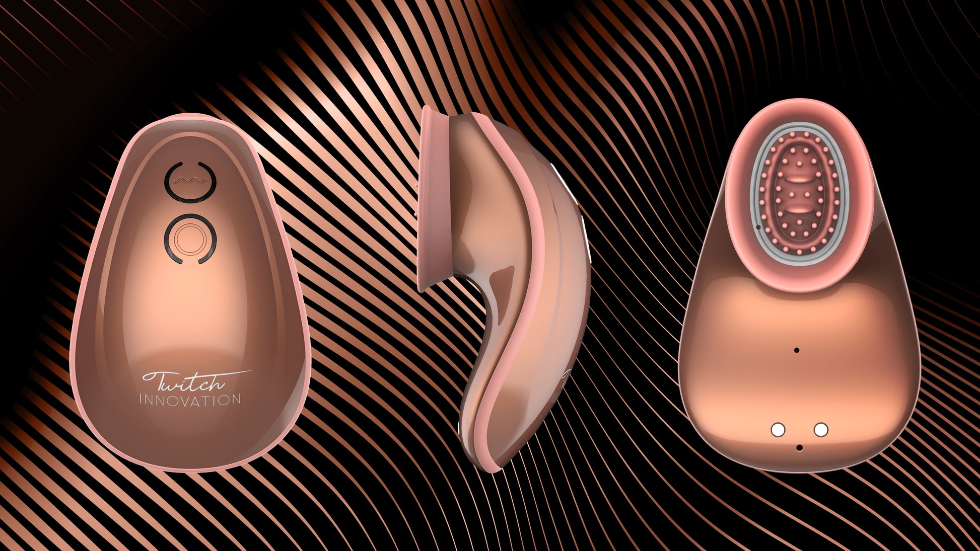 Stimulateur de clitoris TWITCH Rose