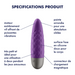 Stimulateur de clitoris Ultra Power Bullet 5 Satisfyer Violet