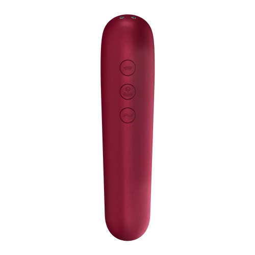 Stimulateur de clitoris Vibromasseur Dual Love Rouge