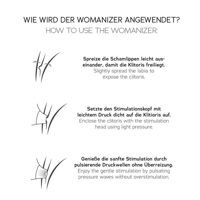 Stimulateur de clitoris Womanizer Classic 2 Noir