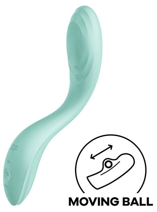 Stimulateur de point G Rrrolling Satisfyer 22cm Menthe
