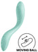 Stimulateur de point G Rrrolling Satisfyer 22cm Menthe