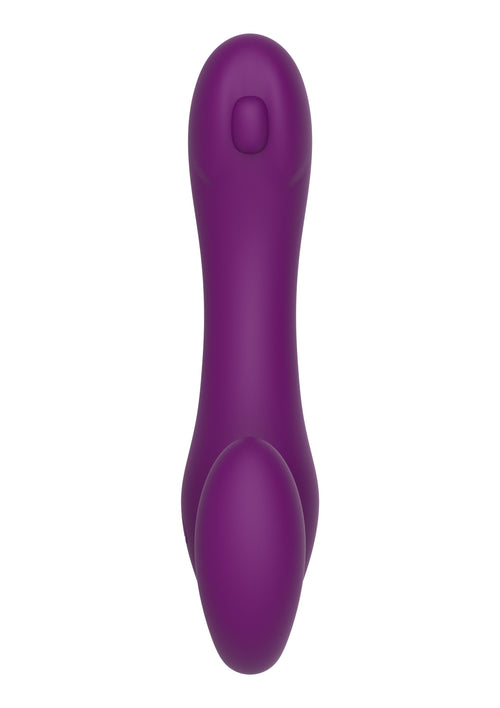 Stimulateur de point G Strapless Strap-On 13 x 3.5cm Violet