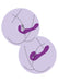 Stimulateur de point G Strapless Strap-On 13 x 3.5cm Violet