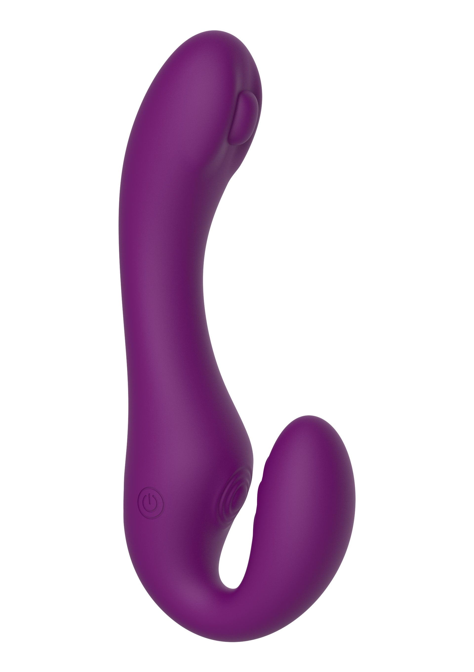 Stimulateur de point G Strapless Strap-On 13 x 3.5cm Violet