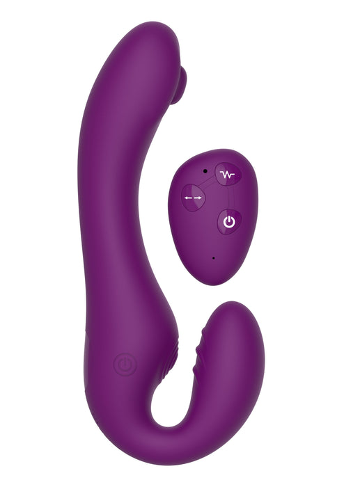 Stimulateur de point G Strapless Strap-On 13 x 3.5cm Violet