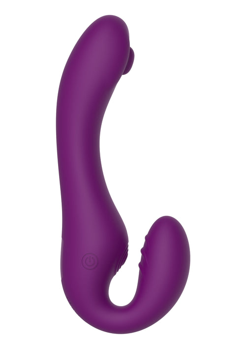 Stimulateur de point G Strapless Strap-On 13 x 3.5cm Violet